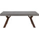 Warwick 78.75 X 39.5 inch Grey / Medium Brown Dining Table